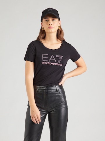EA7 Emporio Armani Футболка в Черный: спереди