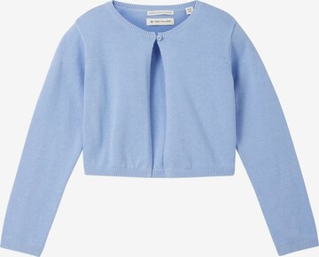 TOM TAILOR Knit cardigan in Blue: front