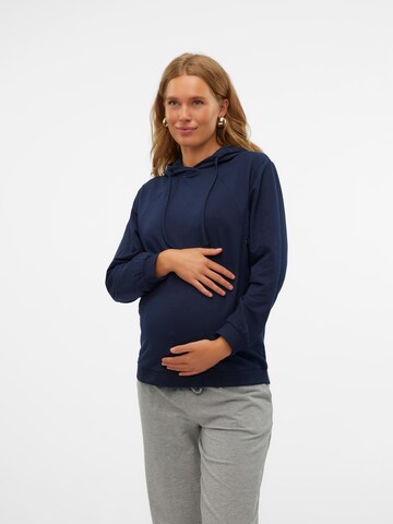 MAMALICIOUS Sweatshirt in Blau: Vorderseite