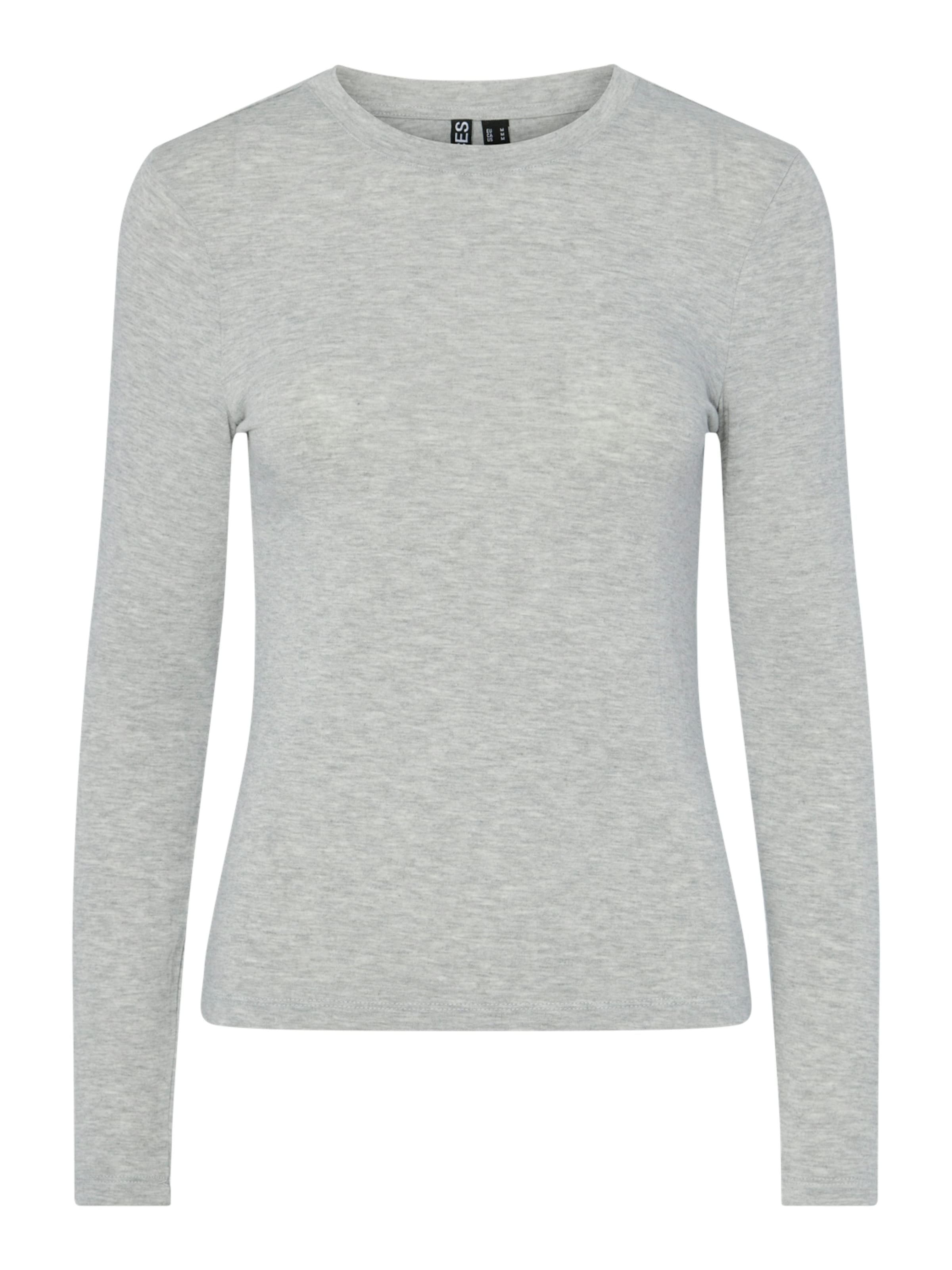 pilka PIECES Marškinėliai 'PCMaria': priekis