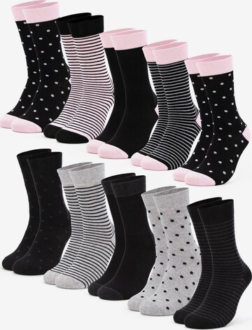 Occulto Socken 'Milka' in Grau: predná strana