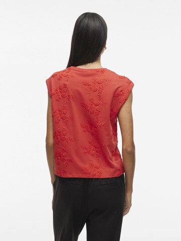 VILA Top in Rood