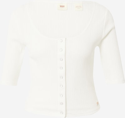LEVI'S ® Majica 'Dry Goods Pointelle Top' | bela barva, Prikaz izdelka