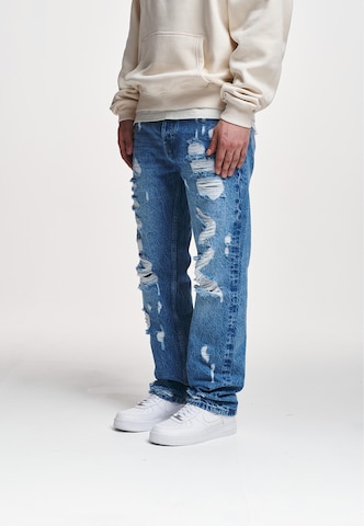 2Y Studios Bootcut Jeans 'Firio' i blå