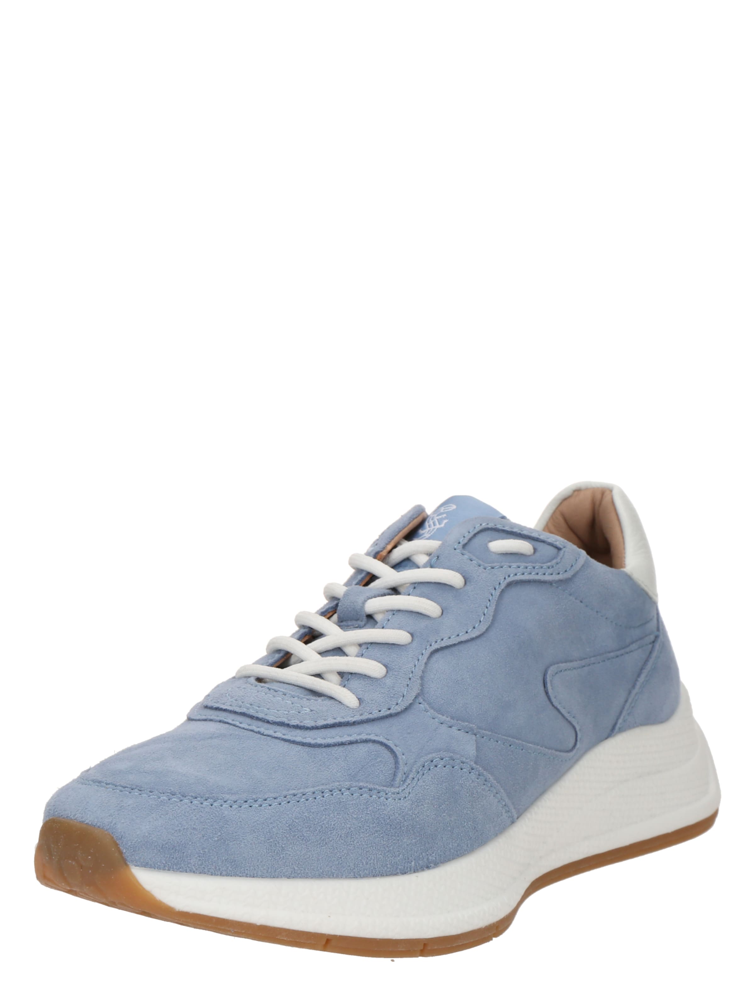 Baskets basses SALAMANDER en bleu : devant