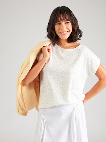 QS Μπλουζάκι σε λευκό: μπροστά