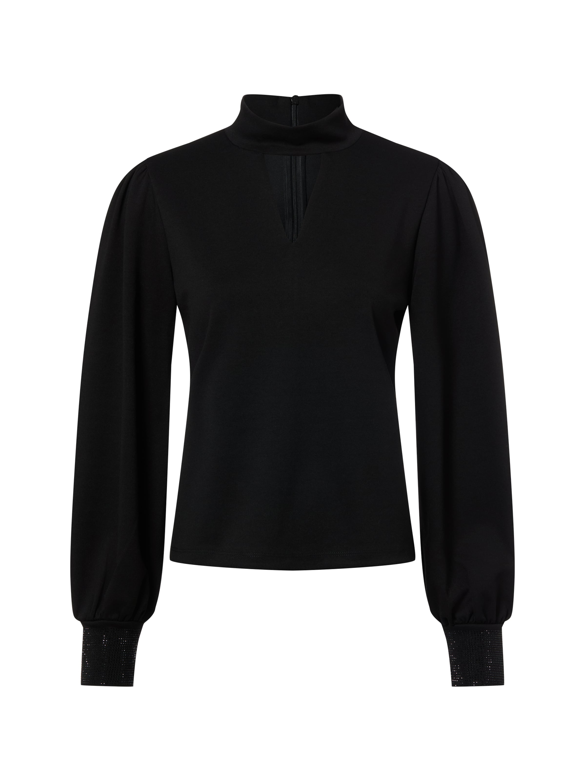Sweat-shirt monari en noir : devant
