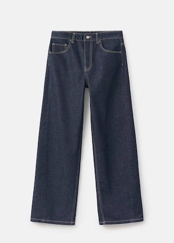 MANGO Tapered Jeans 'Charlot' in Blau