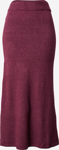 Jupe 'VIRil' VILA en violet : devant