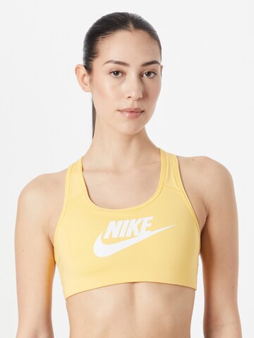 NIKE Bustier Sport-BH 'FUTURA' in Gelb: predná strana