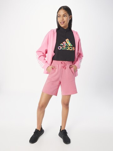 ADIDAS SPORTSWEAR Loose fit Workout Pants 'All Szn' in Pink