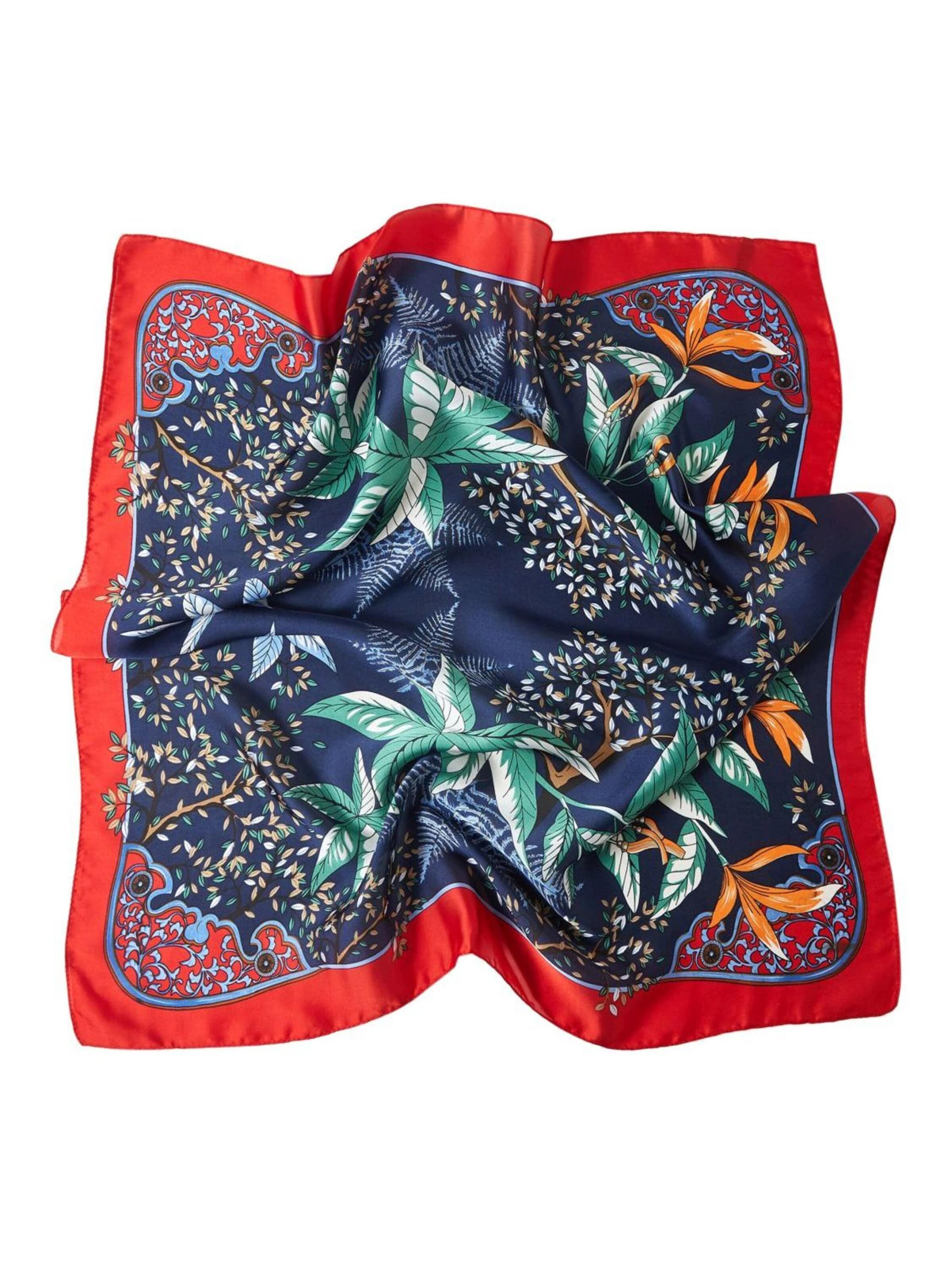alberto cabale Scarf 'Island Cléo' in Red: front