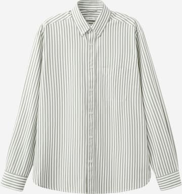 MANGO MAN Regular Fit Paita 'CANDELA' värissä vihreä: etupuoli