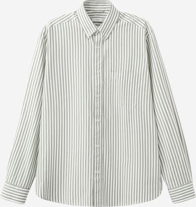 MANGO MAN Paita 'CANDELA' värissä pastellinvihreä / valkoinen, Tuotenäkymä