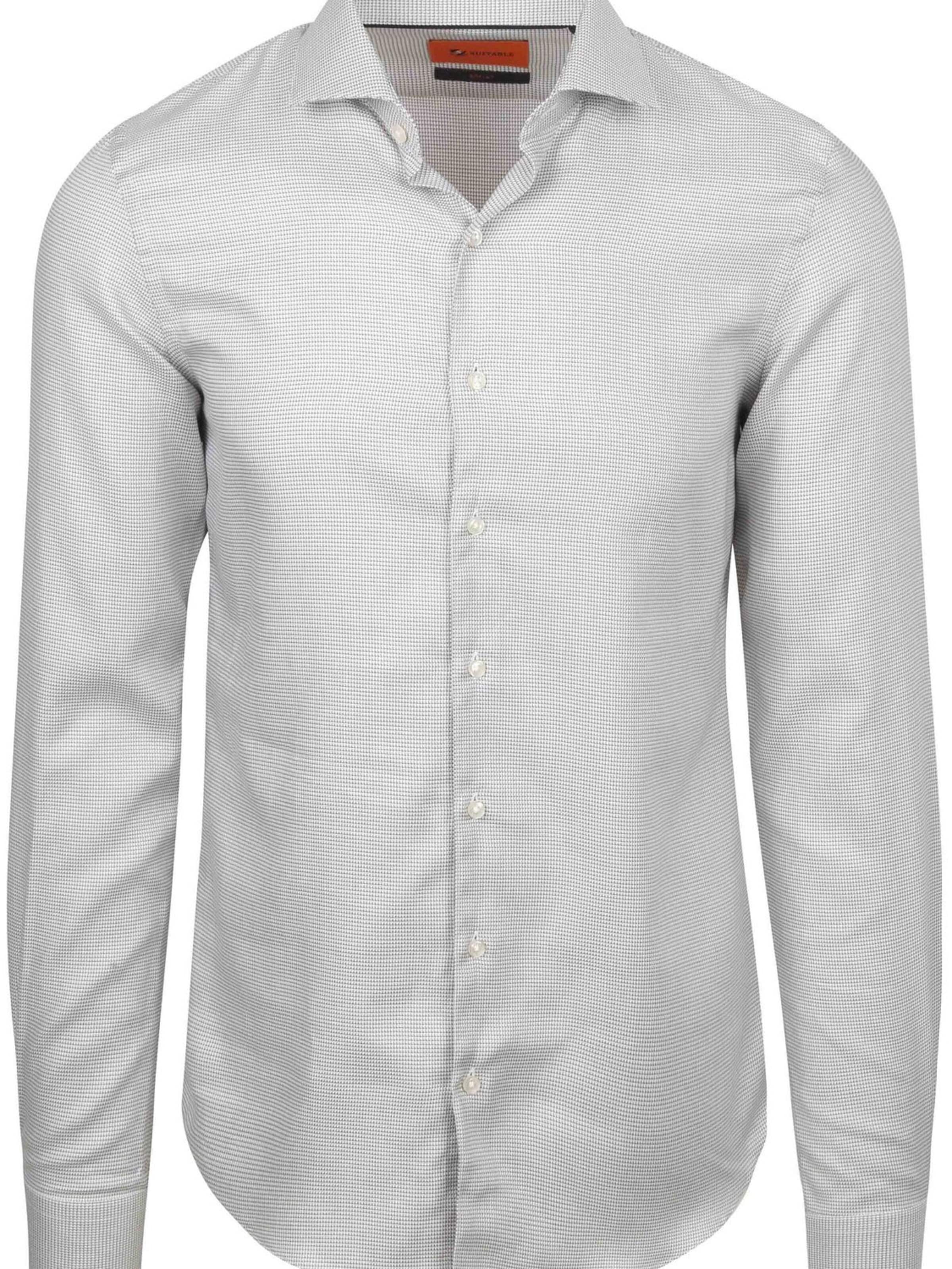 Suitable Slim Fit Hemd‌‌‌‌‌ in Grau