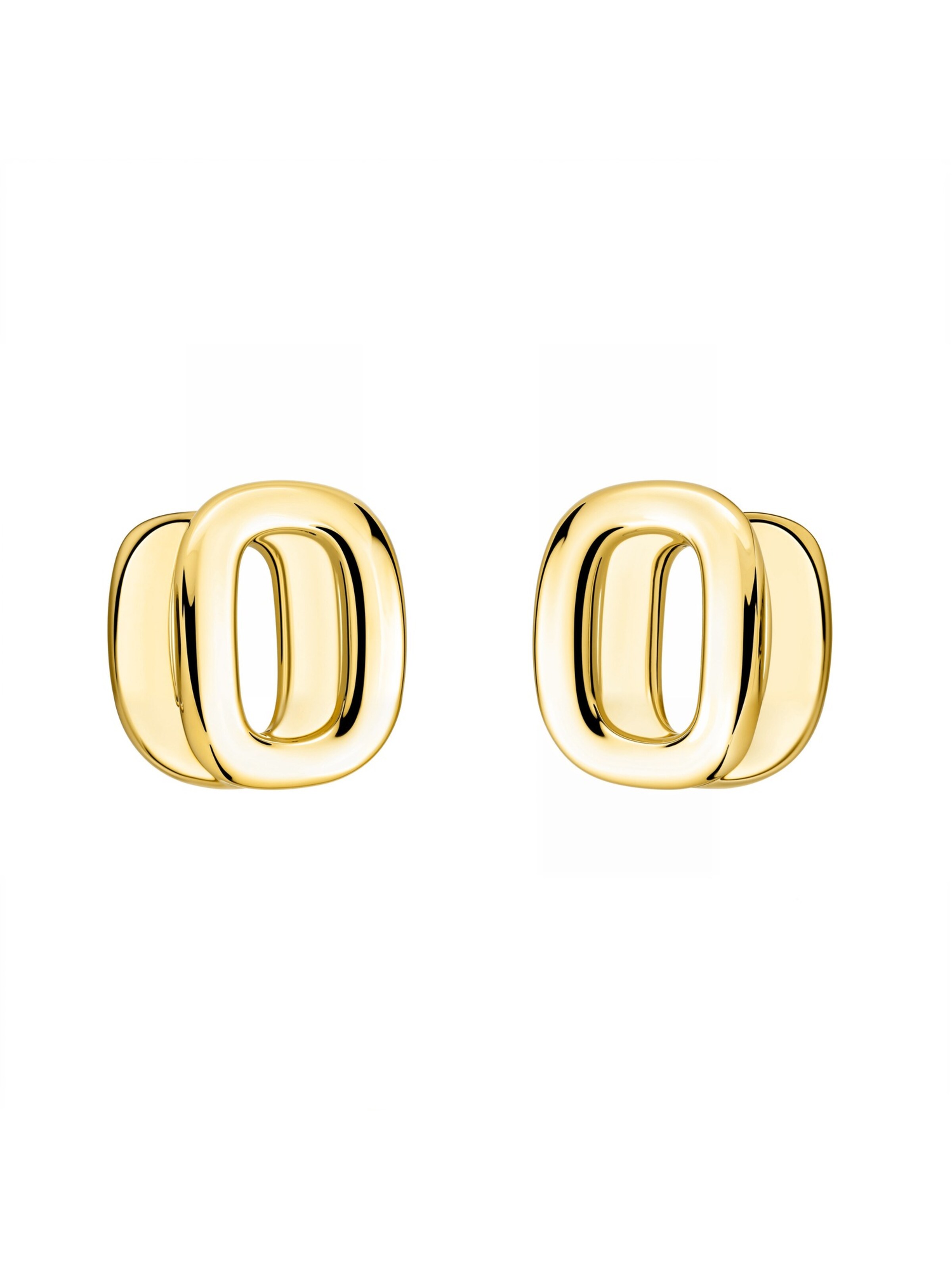 Sofia Milani Ohrringe 'Geo'‌ in Gold: Vorderseite