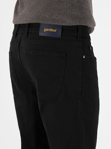 Gardeur Regular Trousers 'Bill' in Black