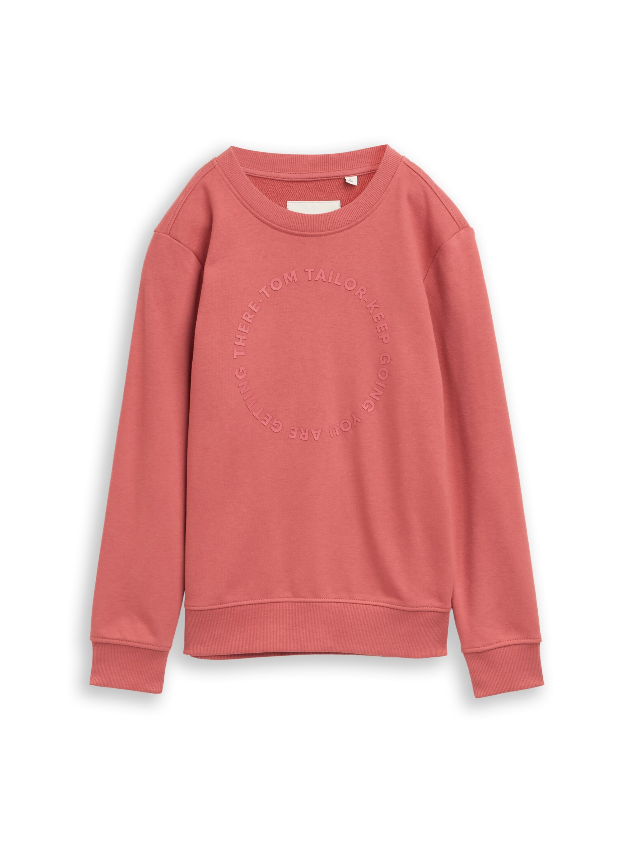 TOM TAILOR Sweatshirt in Red: front