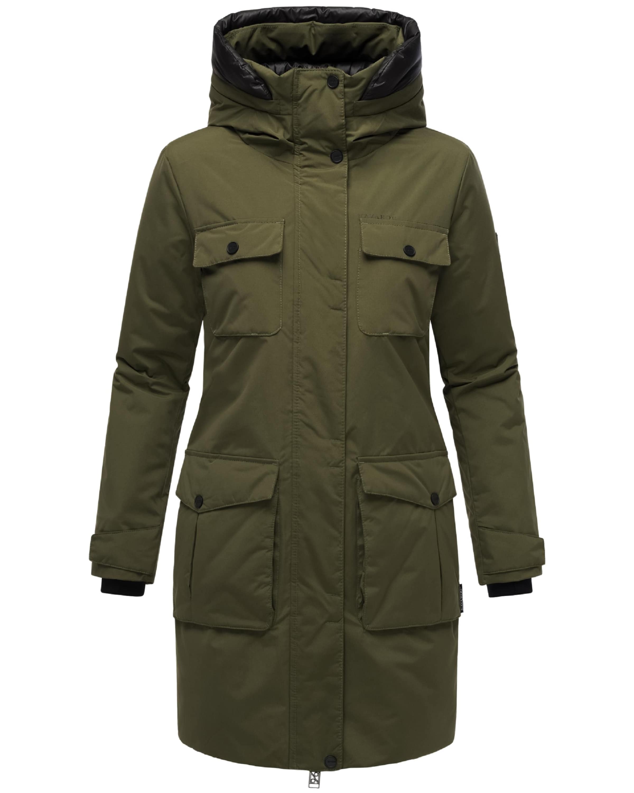 NAVAHOO Parka 'Eissturm 14' in Grün
