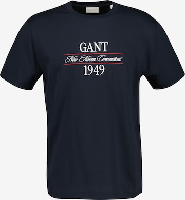 GANT - Camiseta en negro: frente