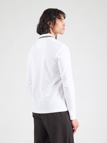 BOSS Poloshirt 'Plisy' in Weiß