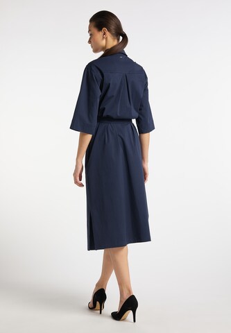 DreiMaster Klassik Shirt Dress in Blue