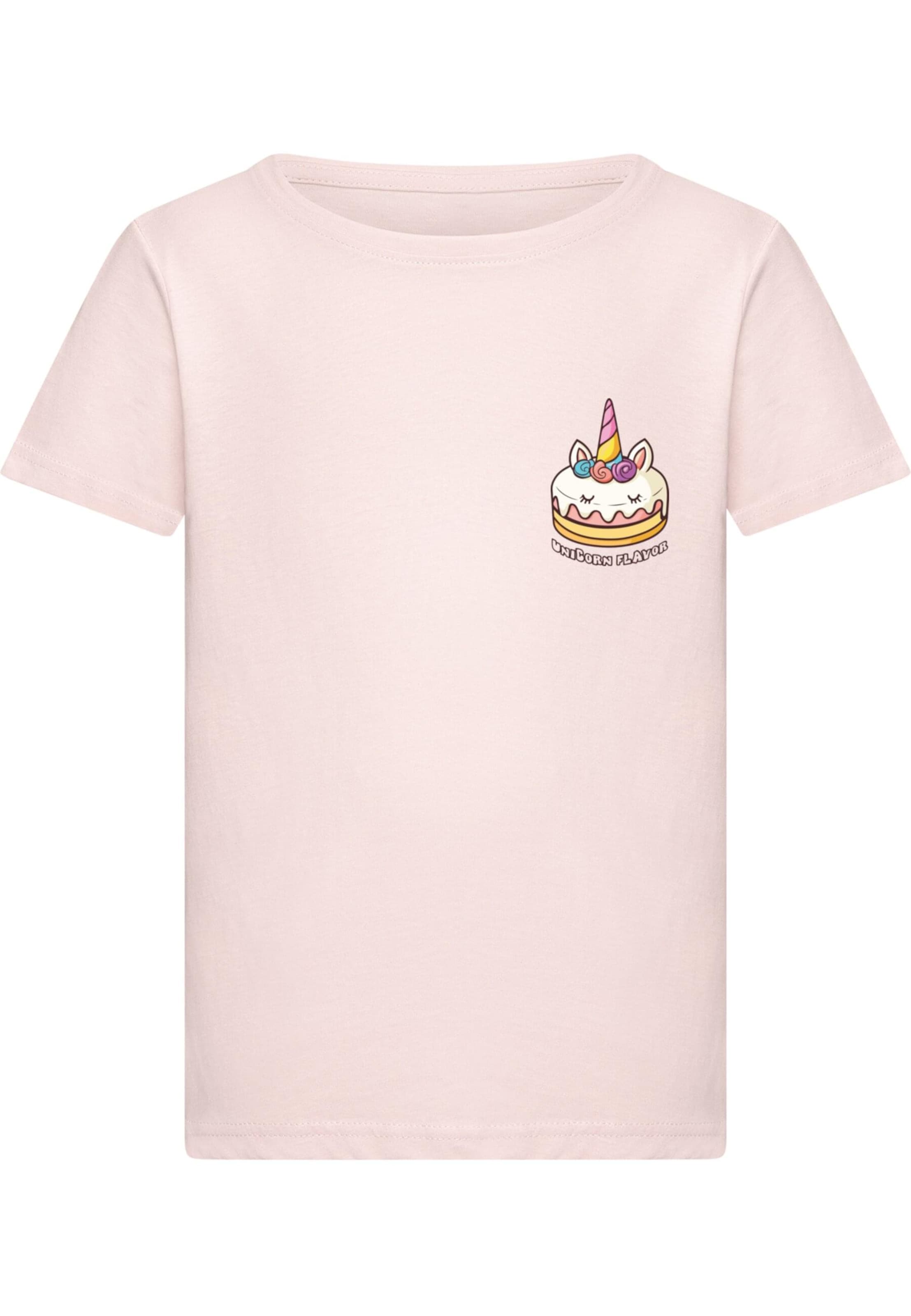 Merchcode Shirt 'Unicorn Flavor' in Roze: voorkant