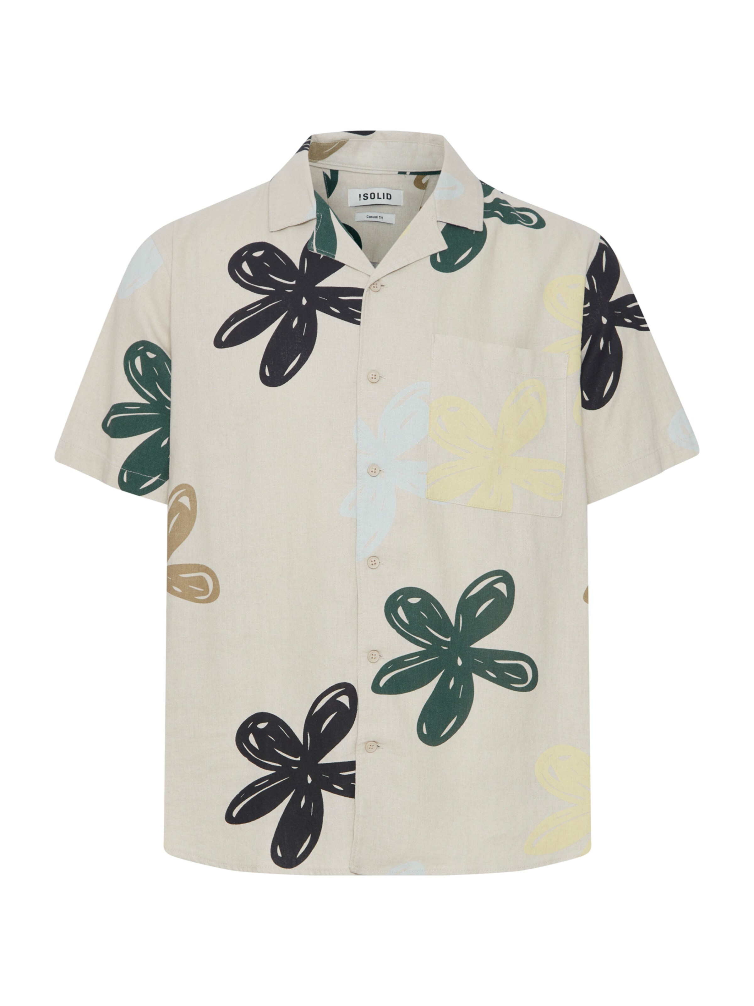 !Solid Regular fit Overhemd 'Imad' in Beige: voorkant