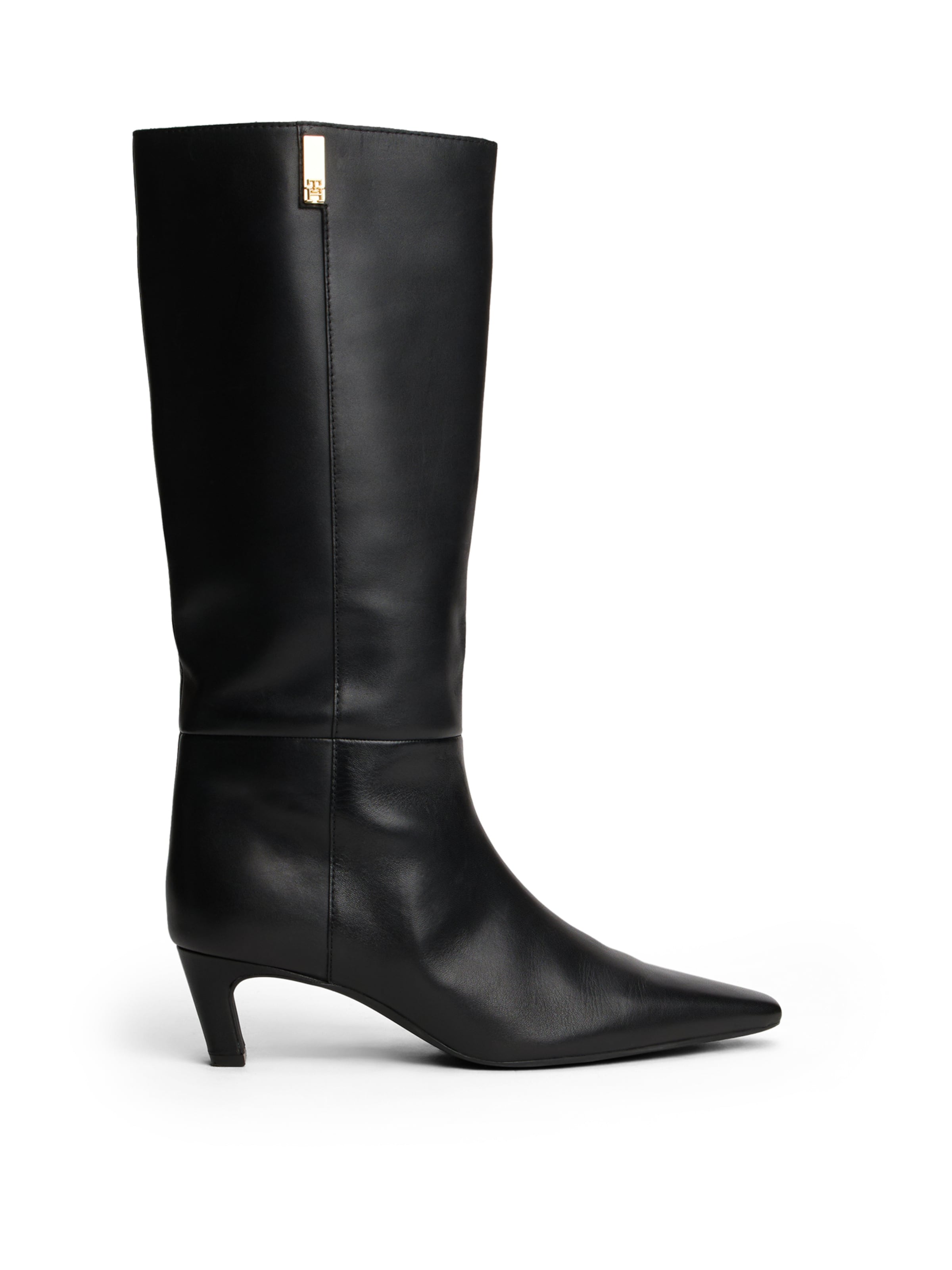 TOMMY HILFIGER Kozačky – černá