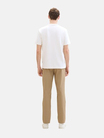 TOM TAILOR Regular Chino Pants in Beige