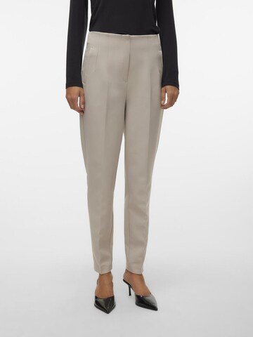 VERO MODA Regular Pantalon in Zilver