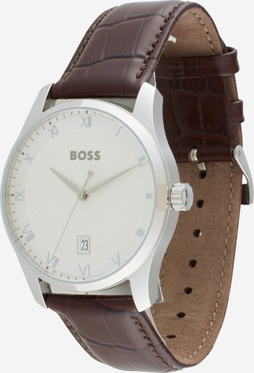 BOSS Analog watch in Brown / Silver / White, Item view