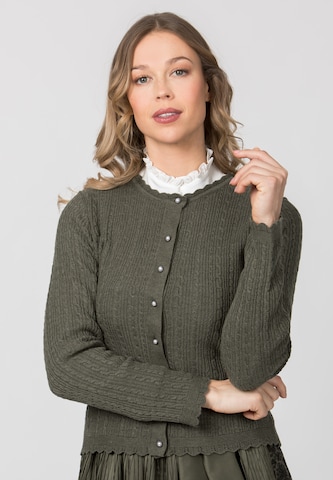 STOCKERPOINT Knit cardigan 'Jasmina' in Green