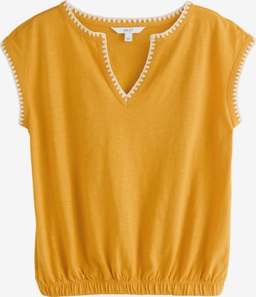 T-shirt Next en jaune : devant