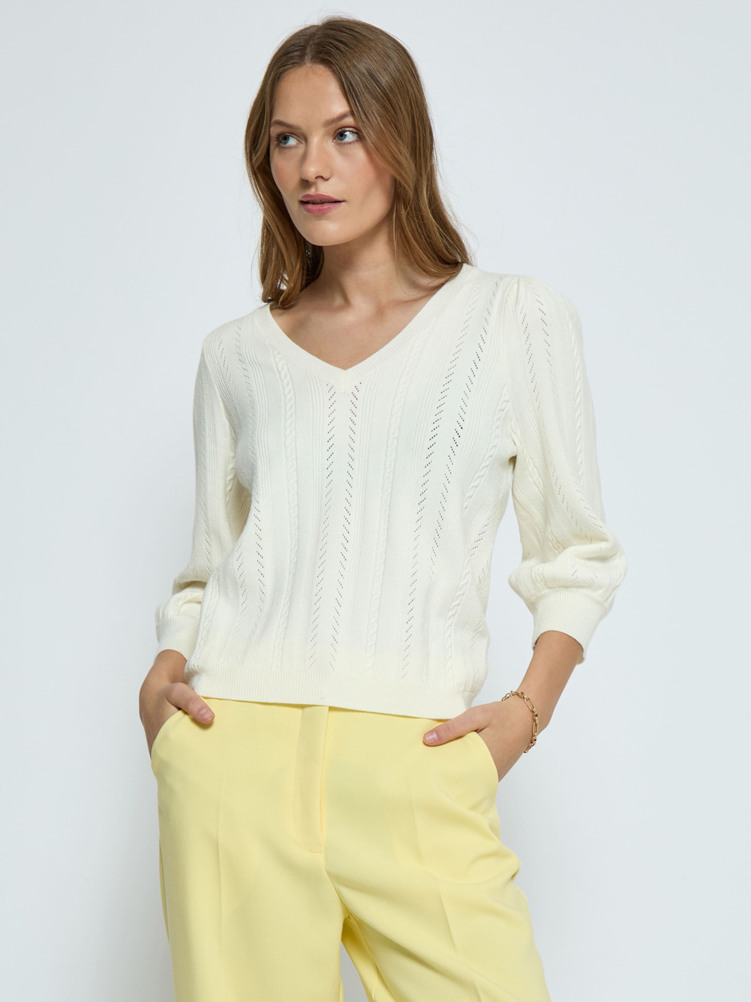 Peppercorn Pullover 'Rosalia' in Weiß