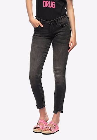True Religion Regular Jeans in Black: front