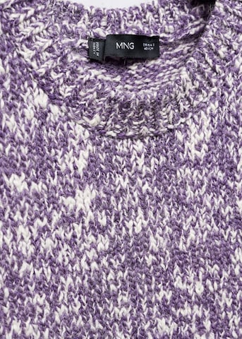 MANGO Knitted Vest 'novita' in Purple