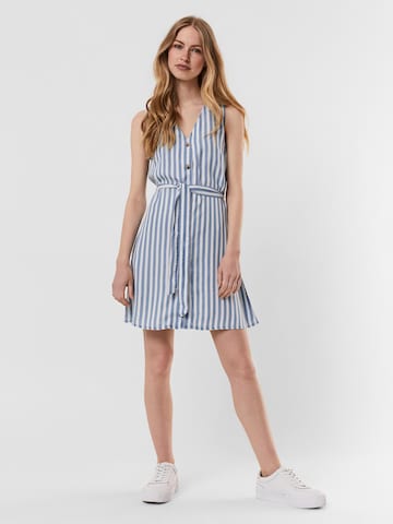 VERO MODA - Vestido camisero 'Viviana' en azul