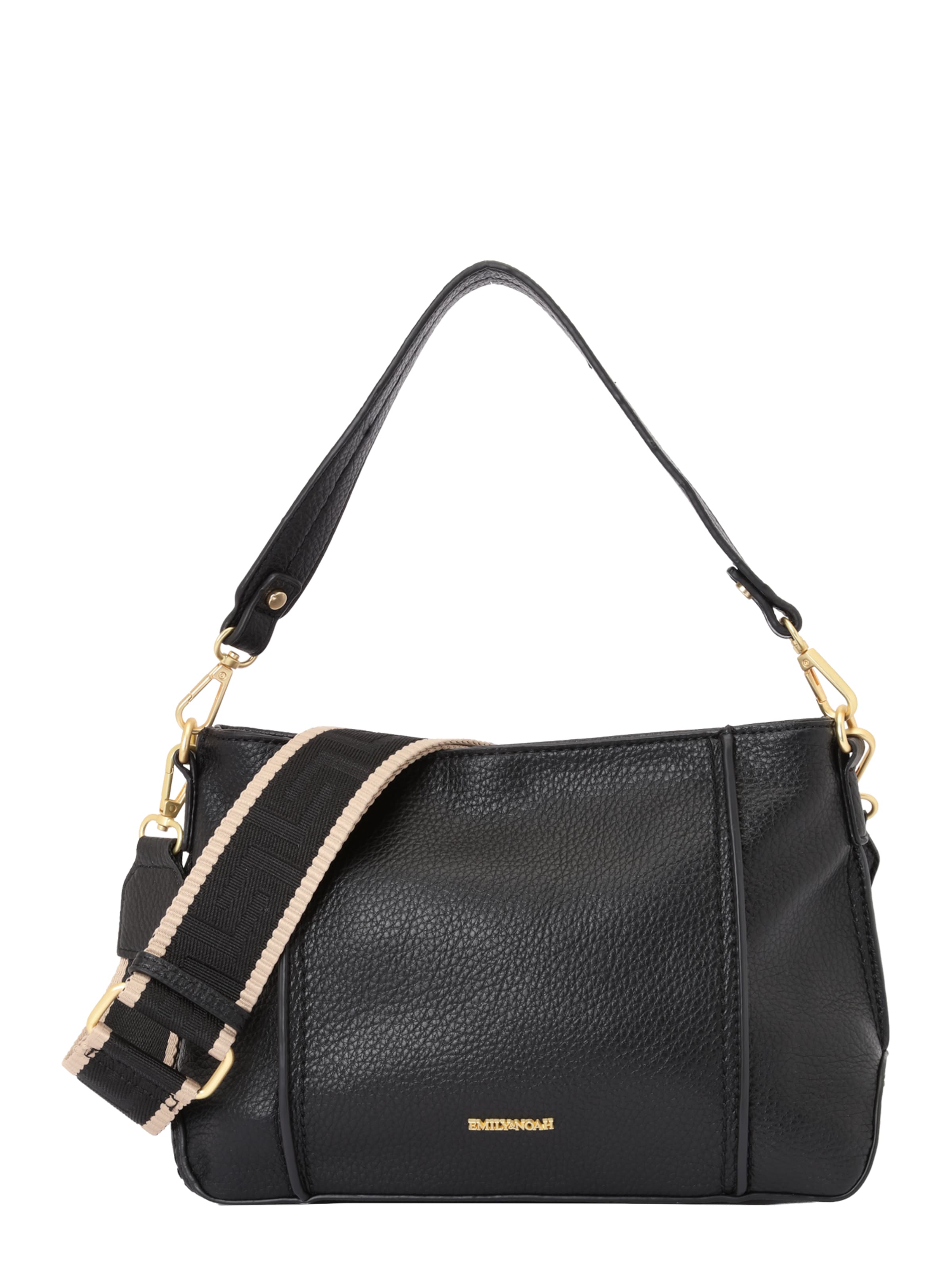 Emily & Noah Чанта за през рамо 'Julie' в черно: отпред