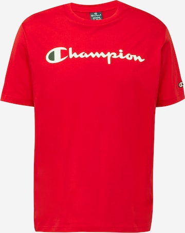 Tricou de la Champion Authentic Athletic Apparel pe roșu: față