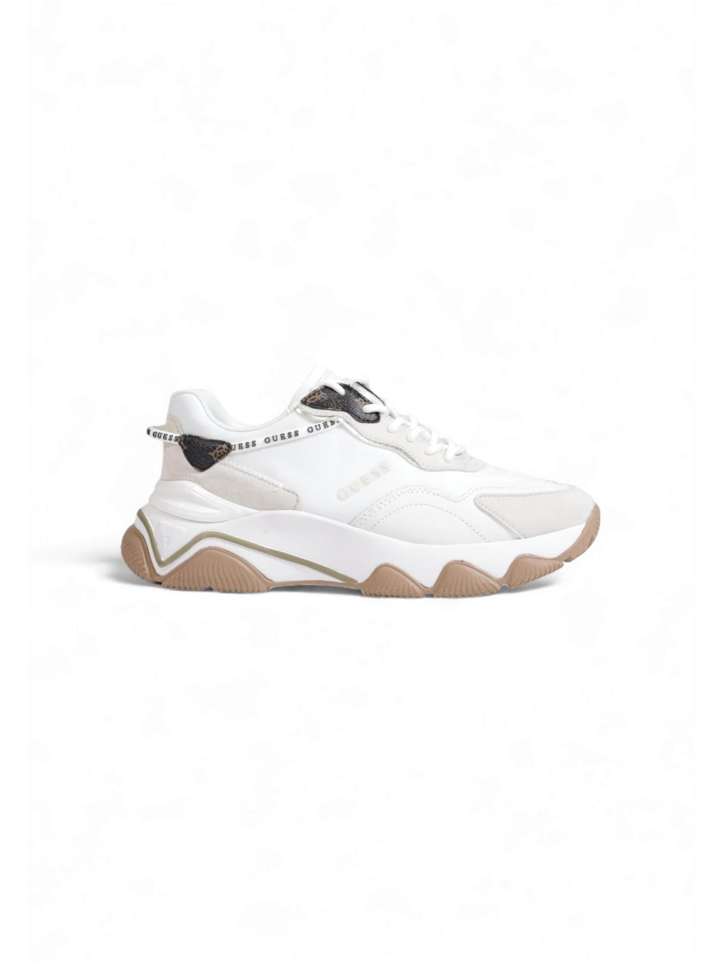 Sneaker bassa 'MICOLA FL7MIC FAL12' di GUESS in bianco: frontale