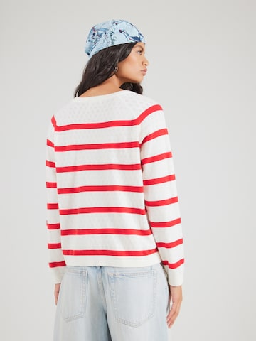 Pepe Jeans Svetr – bílá: zadní strana