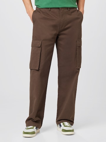 ABOUT YOU Limited Regular Cargo trousers 'Justus by Levin Hotho' in Green: front
