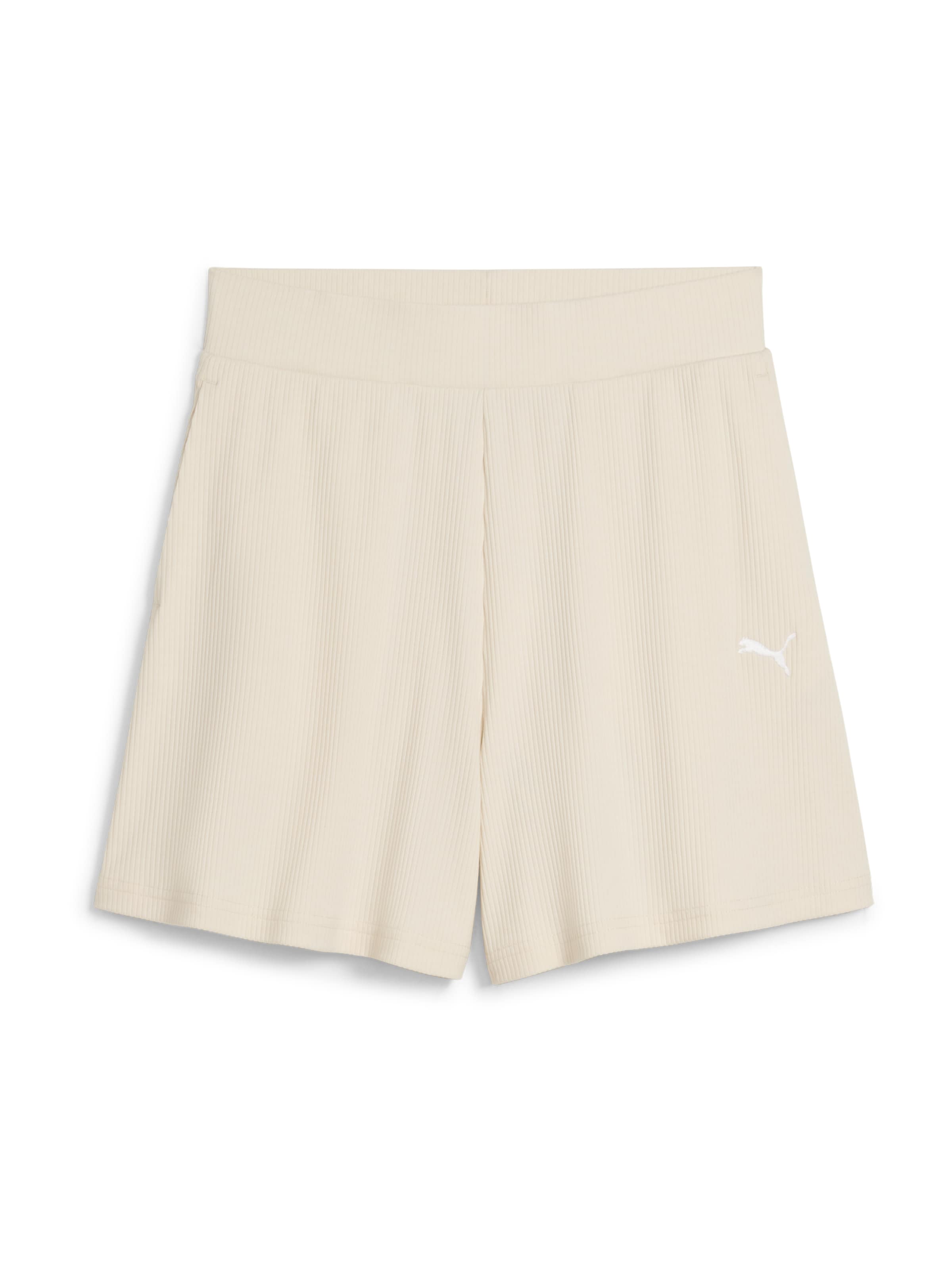 PUMA Обычный Спортивные штаны 'ESS ELEVATED' в Белый: спереди