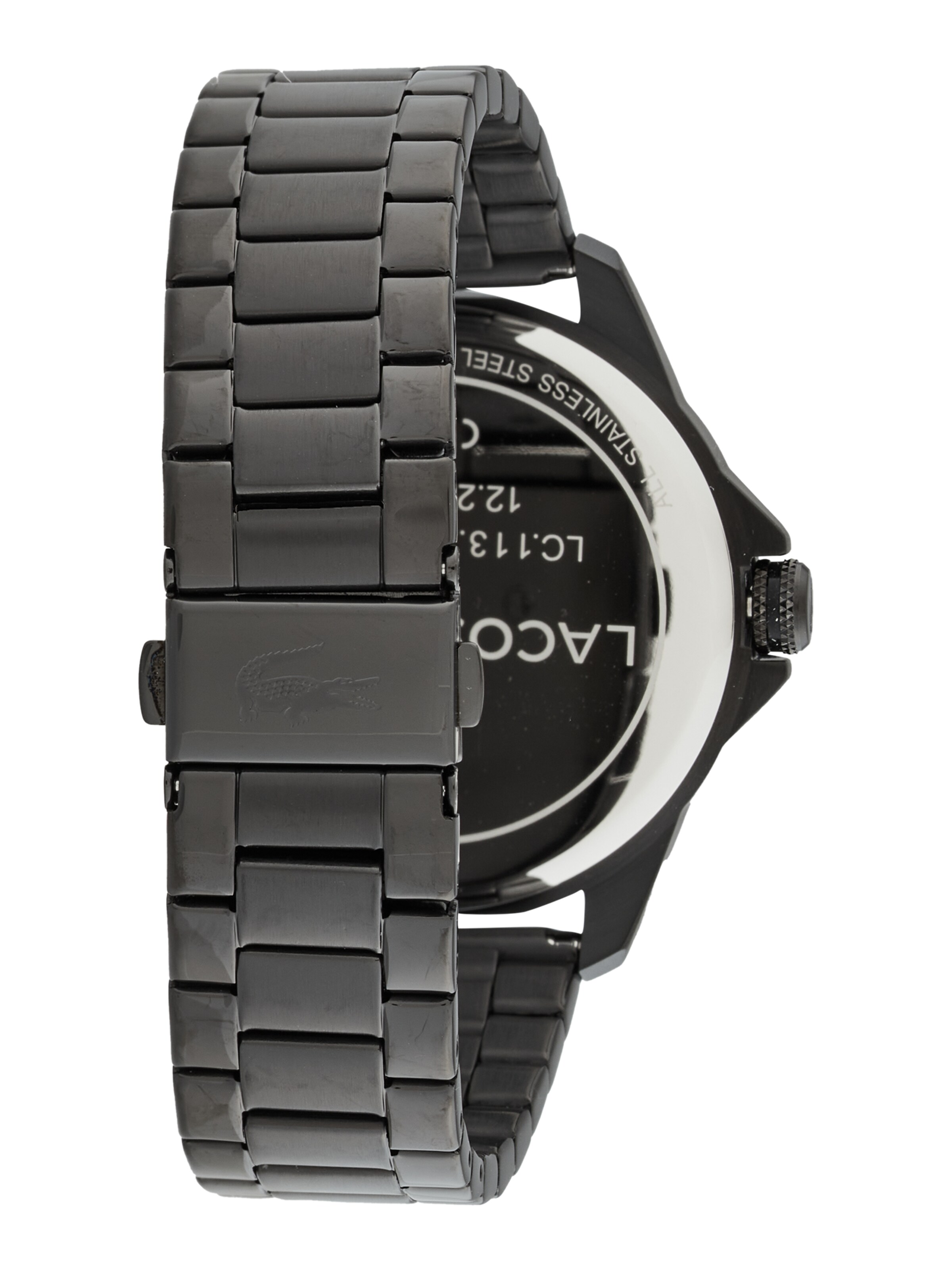 LACOSTE Аналоговые часы 'LE CROC' в Черный