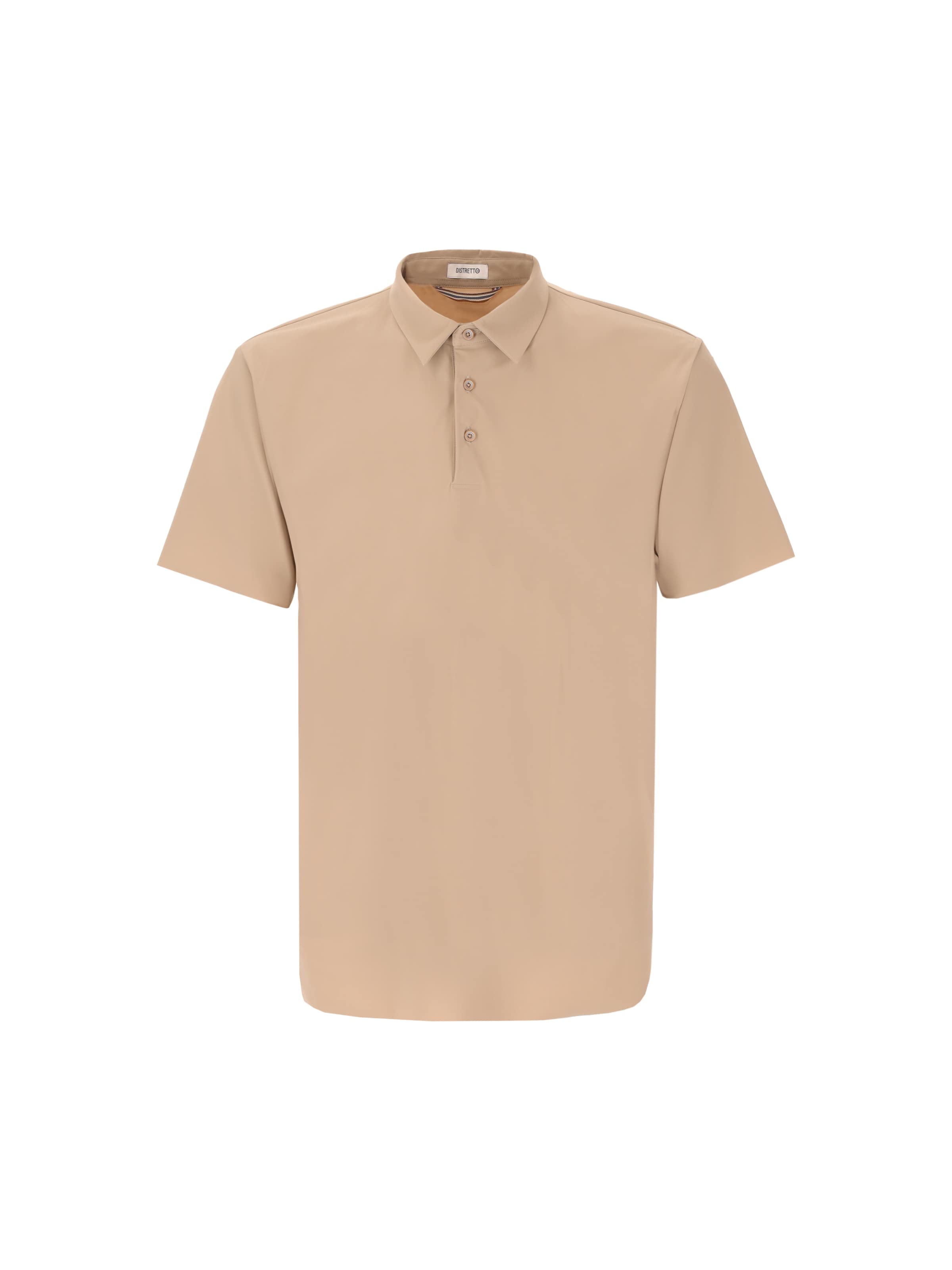 Distretto12 Shirt in Beige: voorkant