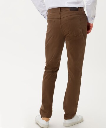 BRAX Regular Pants 'Cooper Fancy' in Brown