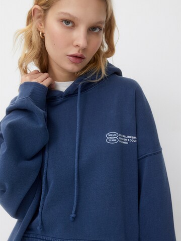 Pull&Bear Sweatshirt in Blauw