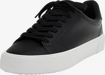 Pull&Bear Platform trainers in Black: front