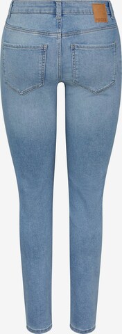 PIECES Skinny Jeans 'NUNNA' in Blau